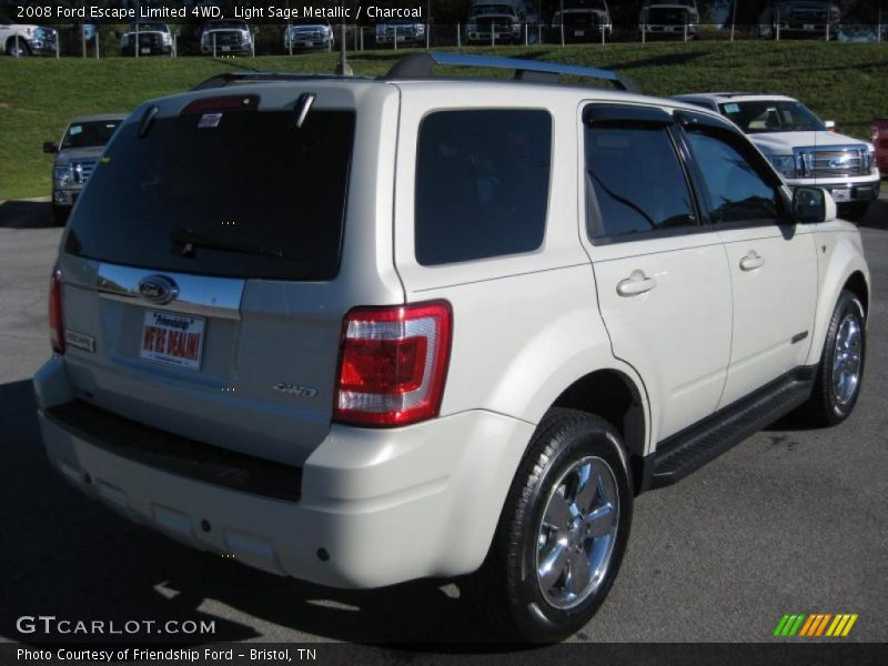 Light Sage Metallic / Charcoal 2008 Ford Escape Limited 4WD