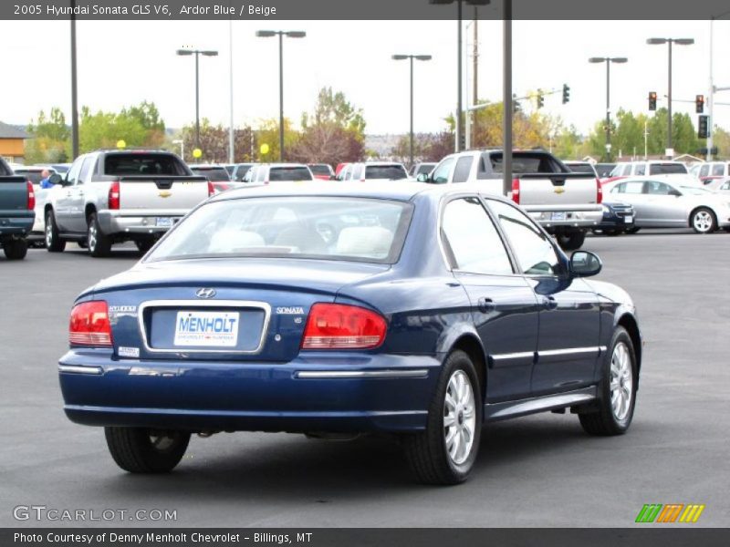 Ardor Blue / Beige 2005 Hyundai Sonata GLS V6