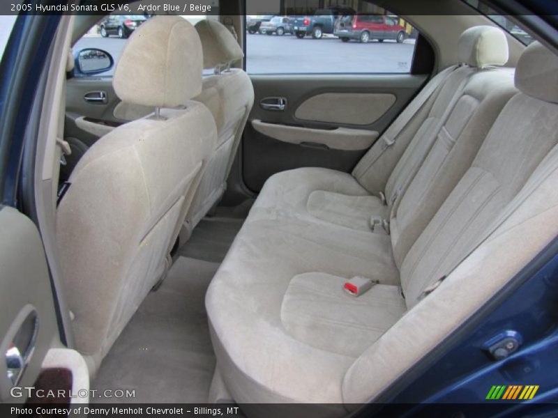 Ardor Blue / Beige 2005 Hyundai Sonata GLS V6