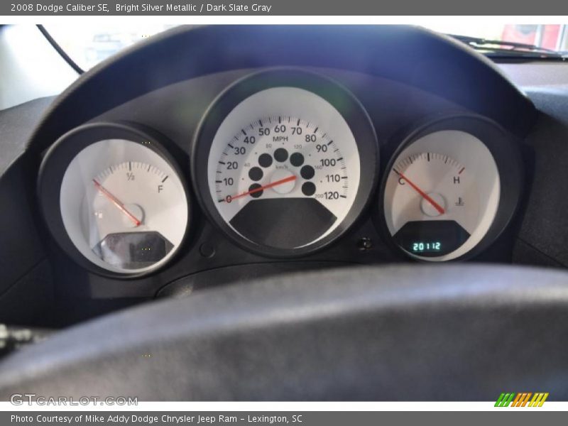 Bright Silver Metallic / Dark Slate Gray 2008 Dodge Caliber SE