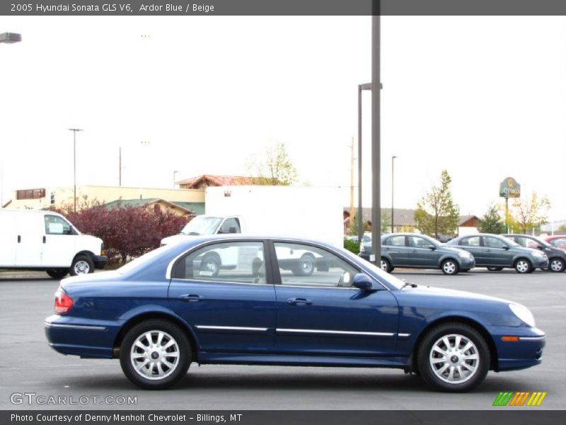 Ardor Blue / Beige 2005 Hyundai Sonata GLS V6