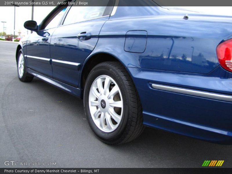 Ardor Blue / Beige 2005 Hyundai Sonata GLS V6