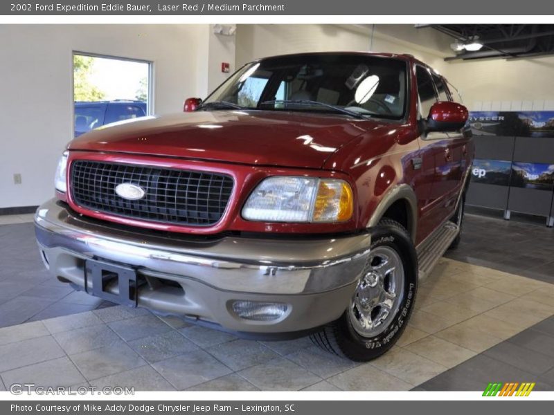 Laser Red / Medium Parchment 2002 Ford Expedition Eddie Bauer