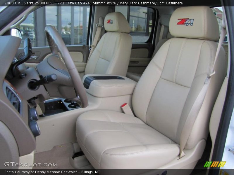  2008 Sierra 2500HD SLT Z71 Crew Cab 4x4 Very Dark Cashmere/Light Cashmere Interior