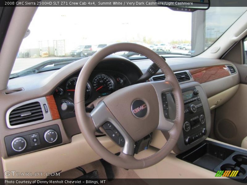 Dashboard of 2008 Sierra 2500HD SLT Z71 Crew Cab 4x4