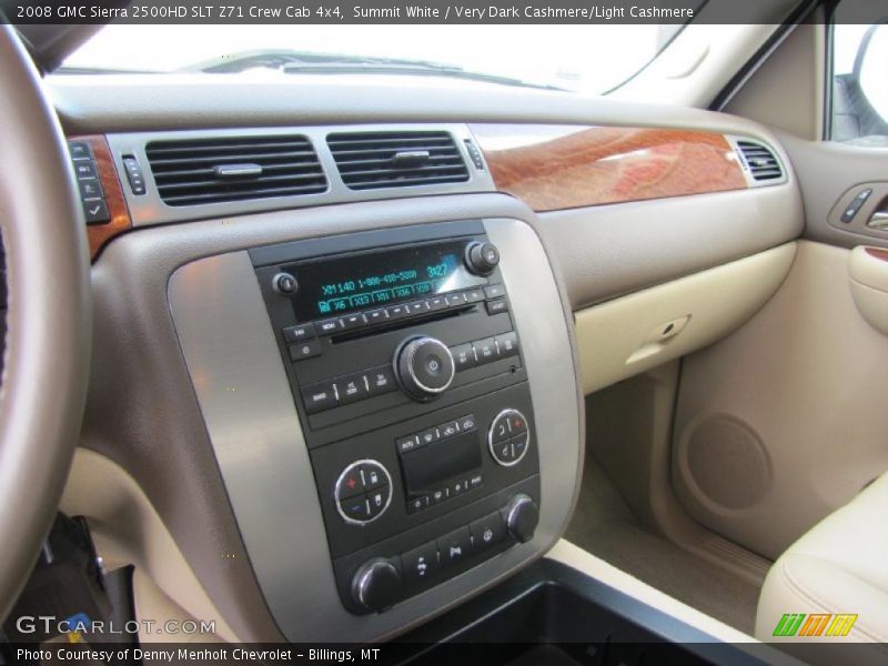 Controls of 2008 Sierra 2500HD SLT Z71 Crew Cab 4x4