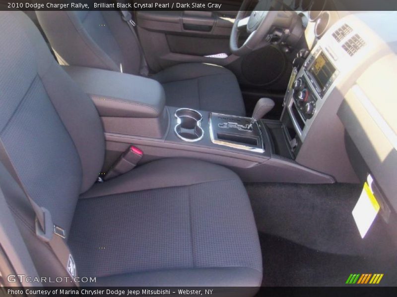 Brilliant Black Crystal Pearl / Dark Slate Gray 2010 Dodge Charger Rallye