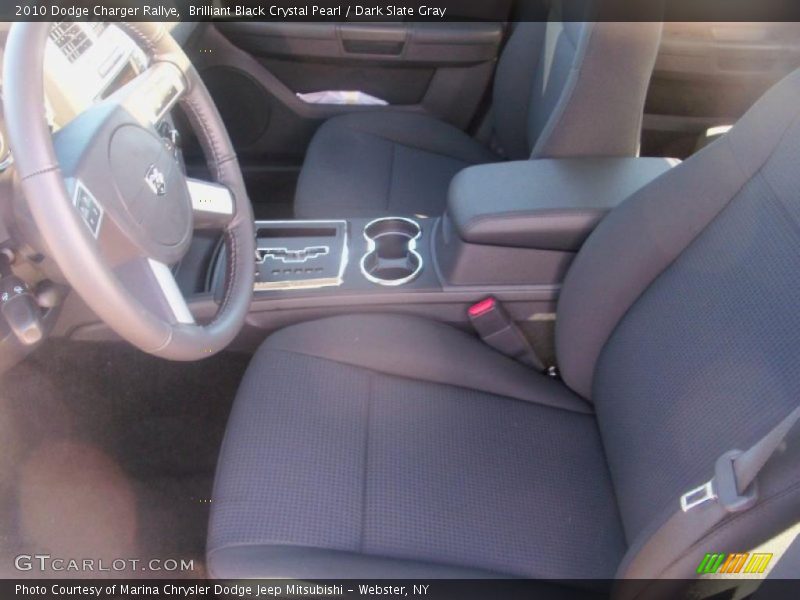 Brilliant Black Crystal Pearl / Dark Slate Gray 2010 Dodge Charger Rallye