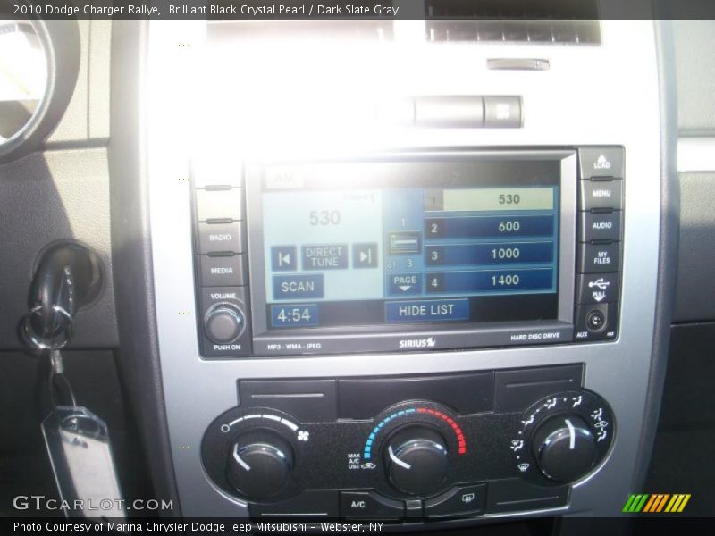 Brilliant Black Crystal Pearl / Dark Slate Gray 2010 Dodge Charger Rallye