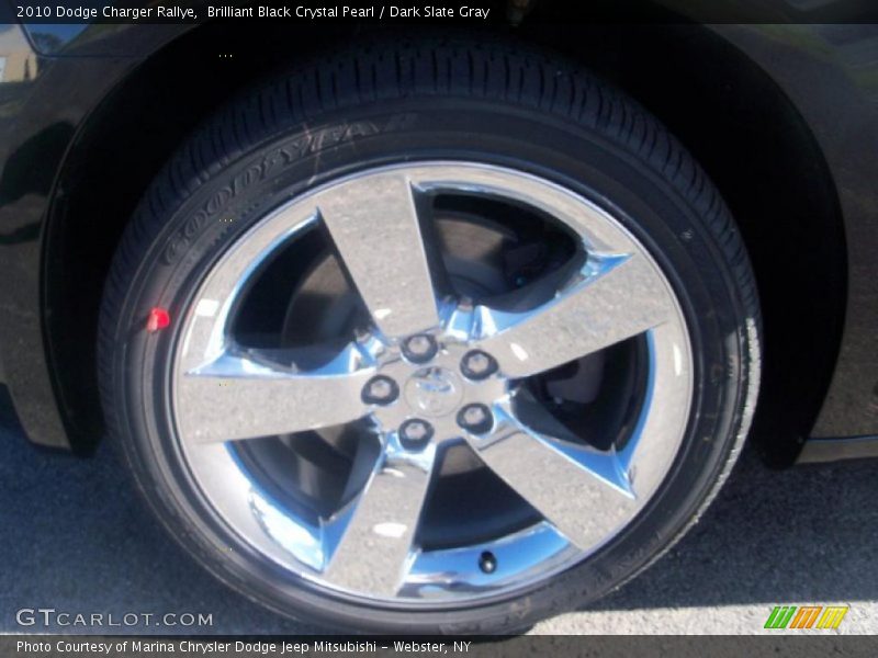 Brilliant Black Crystal Pearl / Dark Slate Gray 2010 Dodge Charger Rallye