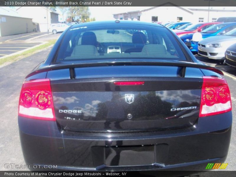 Brilliant Black Crystal Pearl / Dark Slate Gray 2010 Dodge Charger Rallye