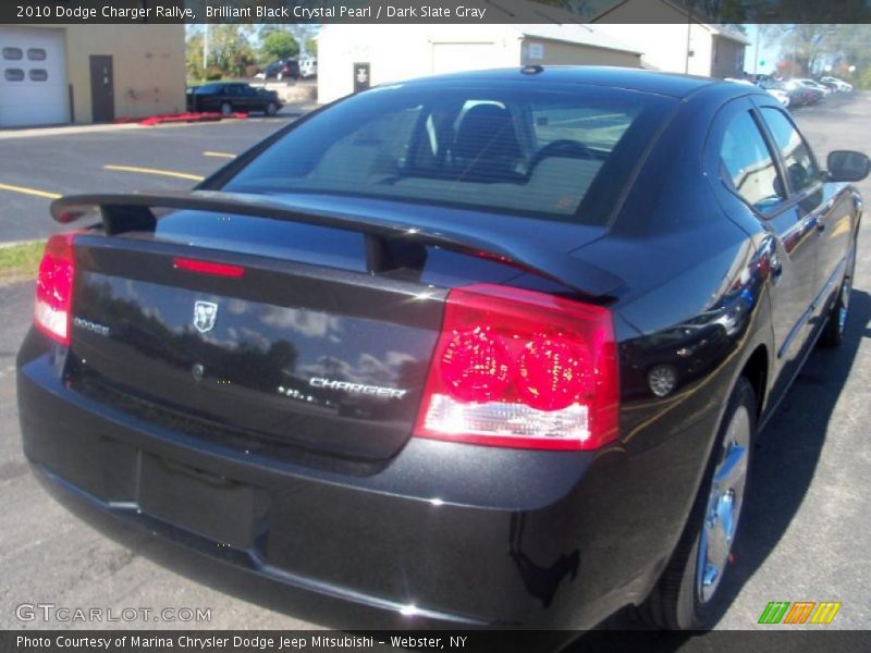 Brilliant Black Crystal Pearl / Dark Slate Gray 2010 Dodge Charger Rallye