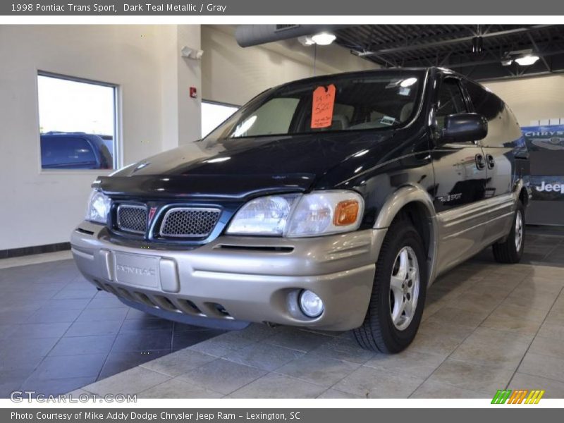 Dark Teal Metallic / Gray 1998 Pontiac Trans Sport