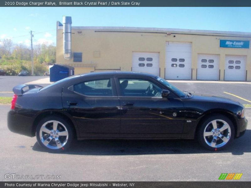 Brilliant Black Crystal Pearl / Dark Slate Gray 2010 Dodge Charger Rallye