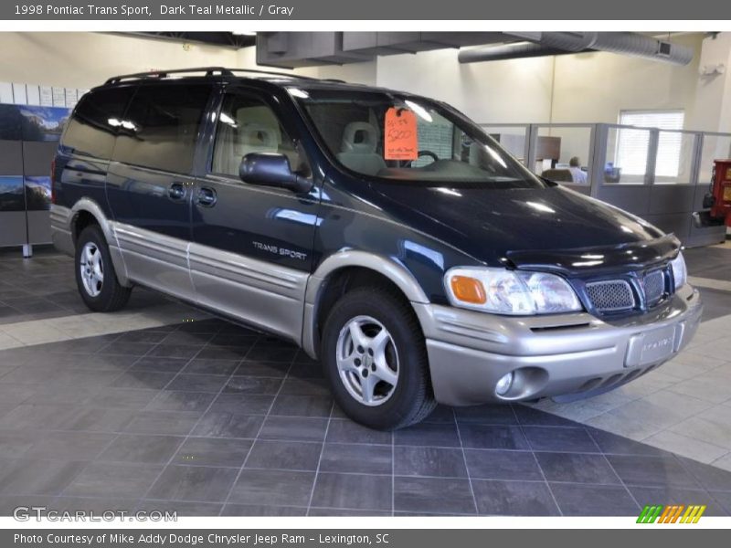 Dark Teal Metallic / Gray 1998 Pontiac Trans Sport