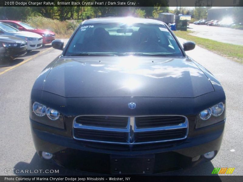 Brilliant Black Crystal Pearl / Dark Slate Gray 2010 Dodge Charger Rallye