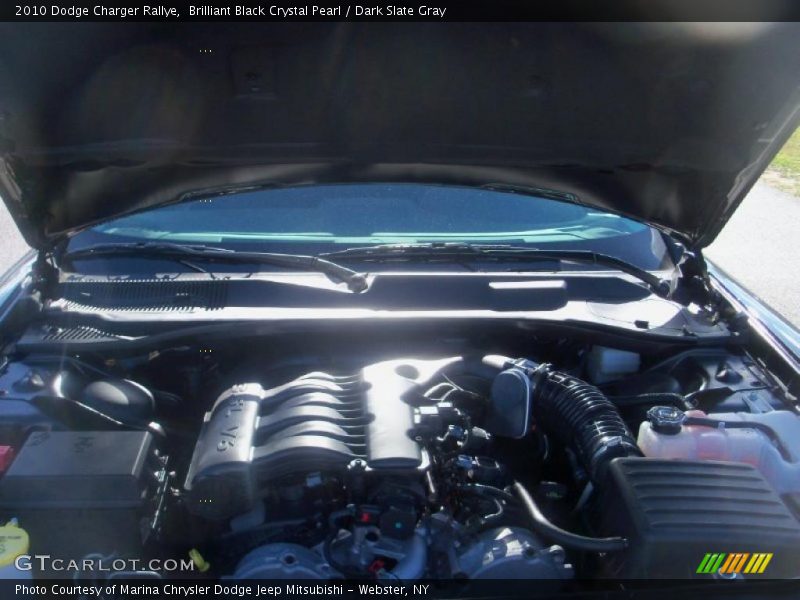 Brilliant Black Crystal Pearl / Dark Slate Gray 2010 Dodge Charger Rallye