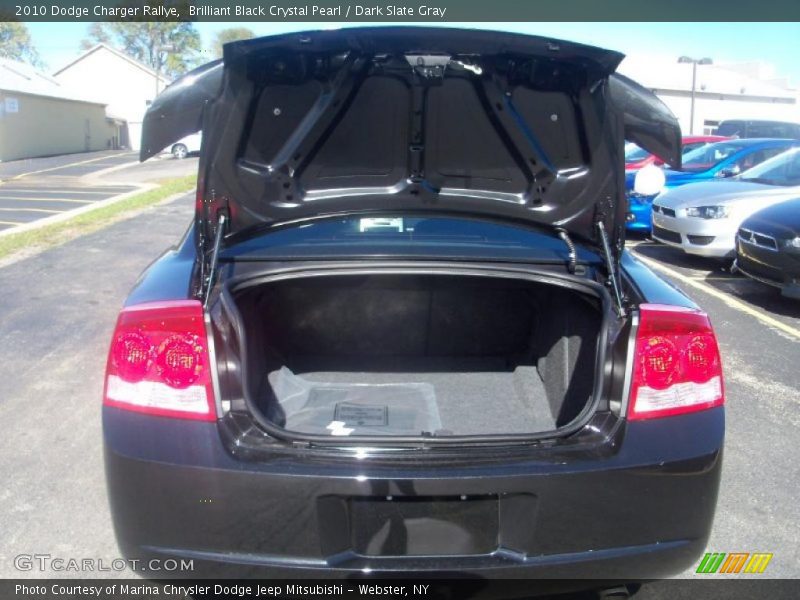Brilliant Black Crystal Pearl / Dark Slate Gray 2010 Dodge Charger Rallye