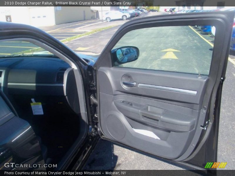 Brilliant Black Crystal Pearl / Dark Slate Gray 2010 Dodge Charger Rallye
