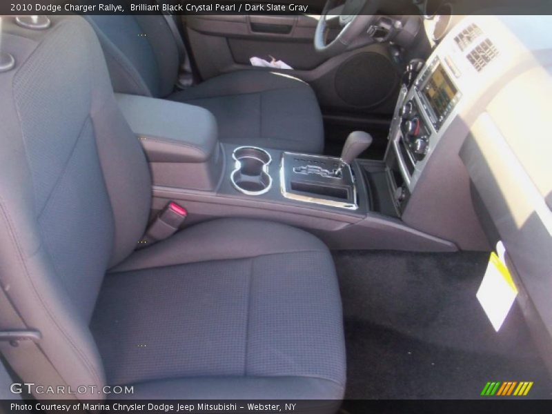 Brilliant Black Crystal Pearl / Dark Slate Gray 2010 Dodge Charger Rallye