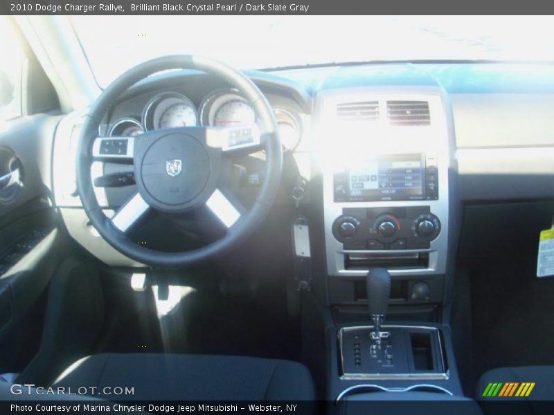 Brilliant Black Crystal Pearl / Dark Slate Gray 2010 Dodge Charger Rallye
