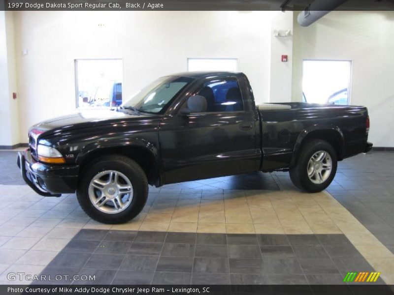 Black / Agate 1997 Dodge Dakota Sport Regular Cab