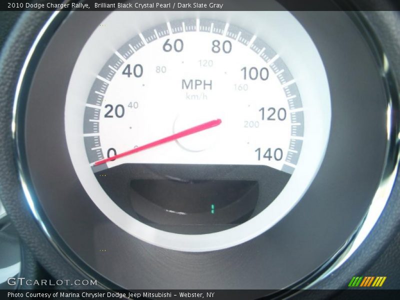 Brilliant Black Crystal Pearl / Dark Slate Gray 2010 Dodge Charger Rallye