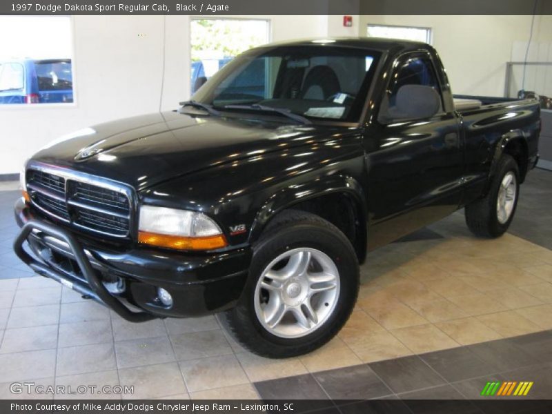 Black / Agate 1997 Dodge Dakota Sport Regular Cab