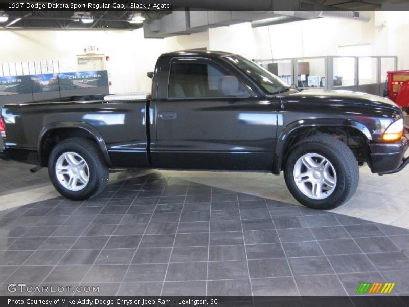 Black / Agate 1997 Dodge Dakota Sport Regular Cab