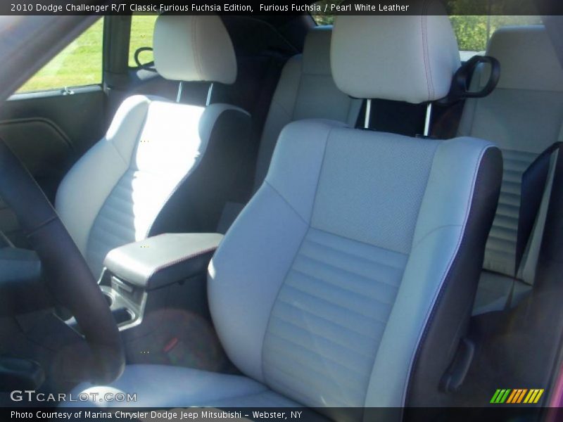  2010 Challenger R/T Classic Furious Fuchsia Edition Pearl White Leather Interior