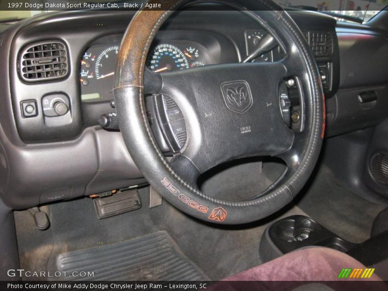 Black / Agate 1997 Dodge Dakota Sport Regular Cab