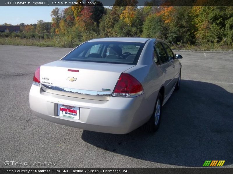 Gold Mist Metallic / Ebony 2010 Chevrolet Impala LT