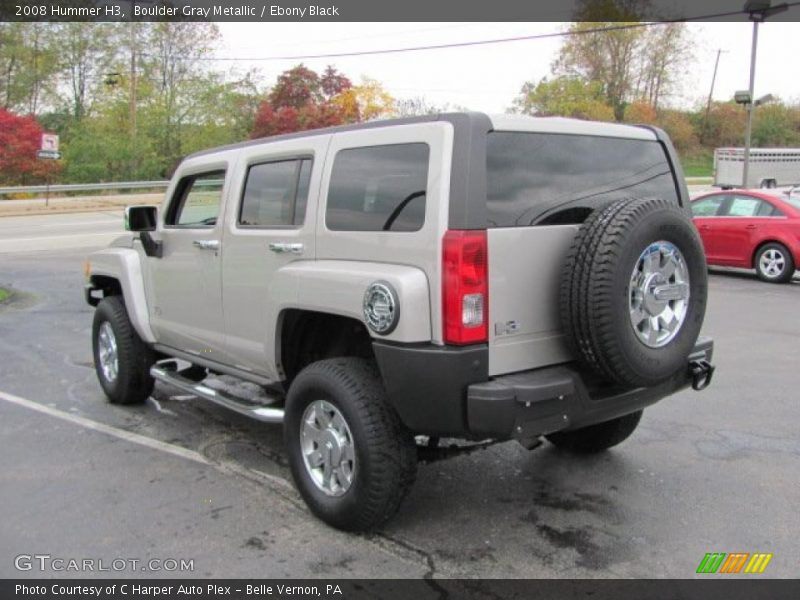 Boulder Gray Metallic / Ebony Black 2008 Hummer H3