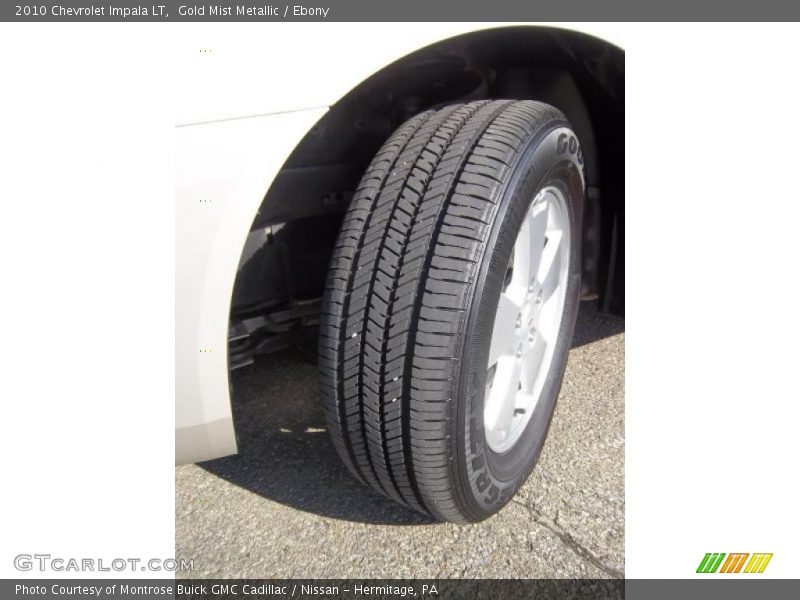 Gold Mist Metallic / Ebony 2010 Chevrolet Impala LT