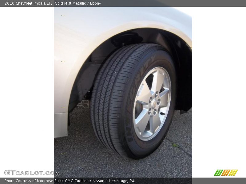 Gold Mist Metallic / Ebony 2010 Chevrolet Impala LT