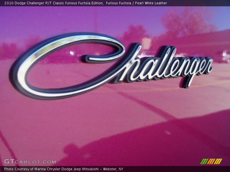  2010 Challenger R/T Classic Furious Fuchsia Edition Logo