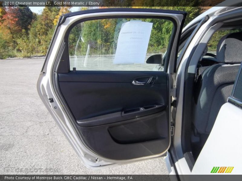 Gold Mist Metallic / Ebony 2010 Chevrolet Impala LT