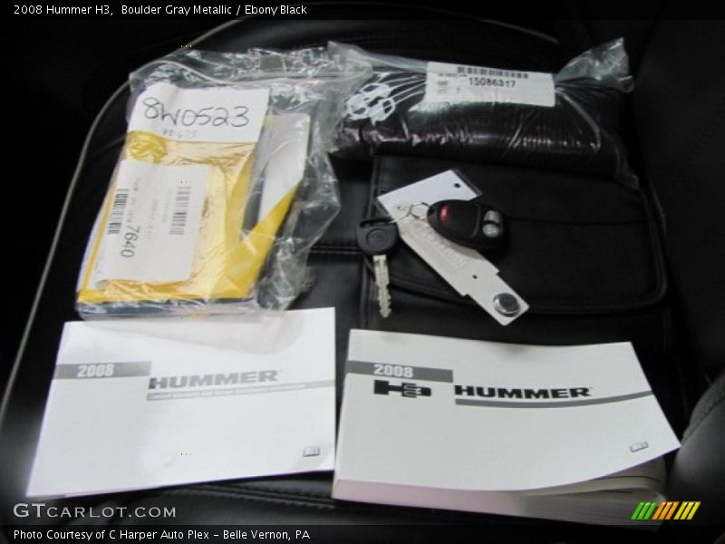 Boulder Gray Metallic / Ebony Black 2008 Hummer H3