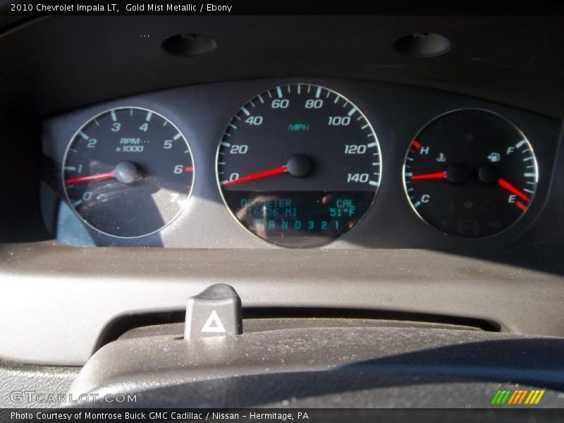 Gold Mist Metallic / Ebony 2010 Chevrolet Impala LT