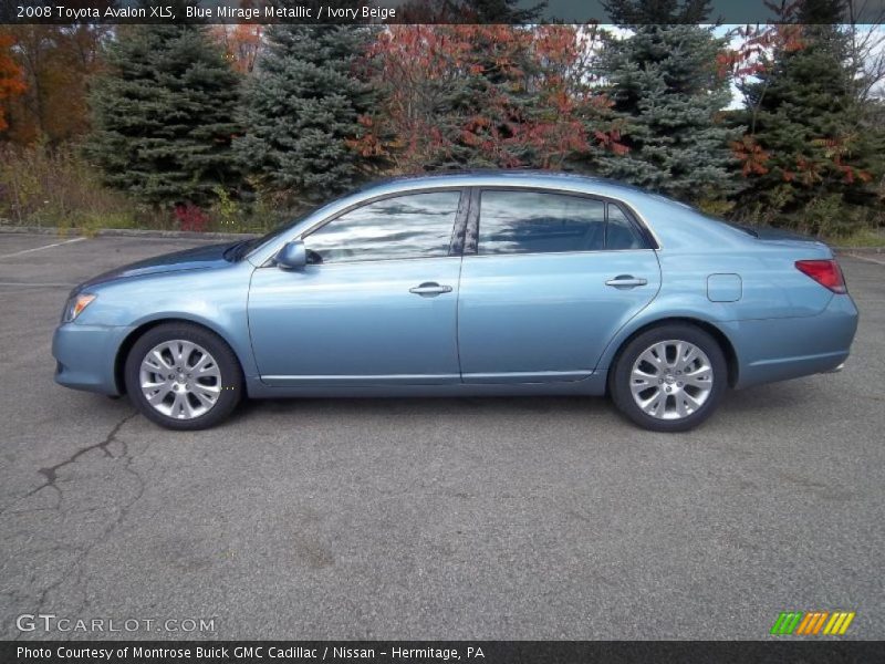 Blue Mirage Metallic / Ivory Beige 2008 Toyota Avalon XLS