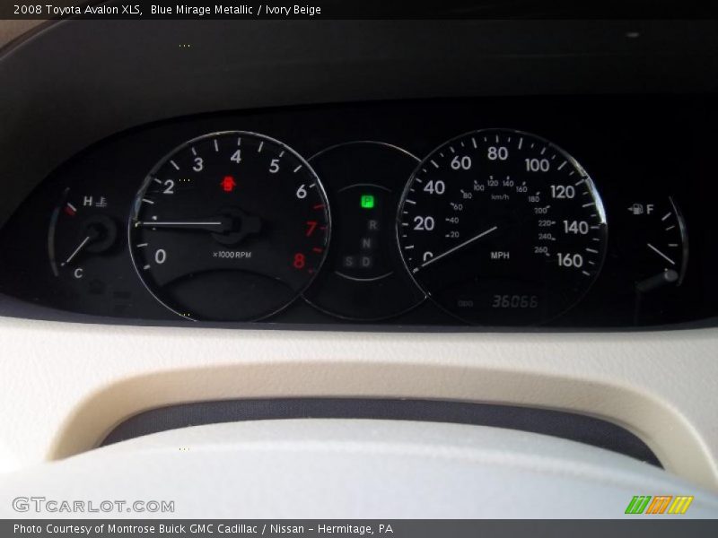 Blue Mirage Metallic / Ivory Beige 2008 Toyota Avalon XLS