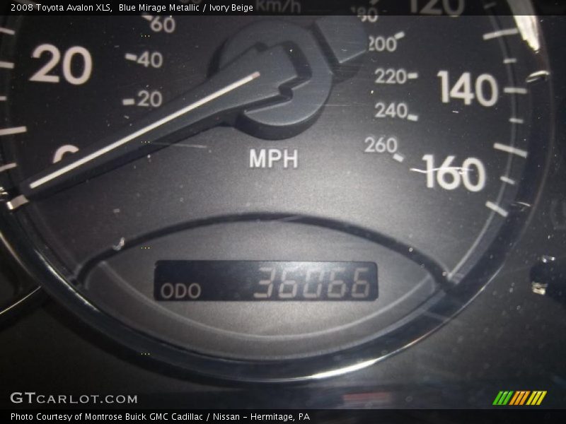 Blue Mirage Metallic / Ivory Beige 2008 Toyota Avalon XLS