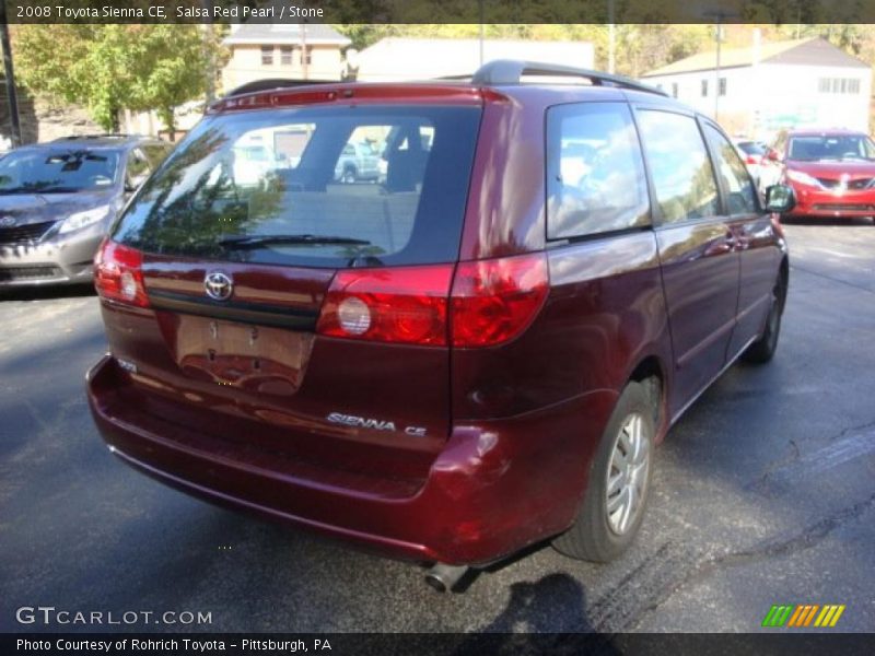 Salsa Red Pearl / Stone 2008 Toyota Sienna CE