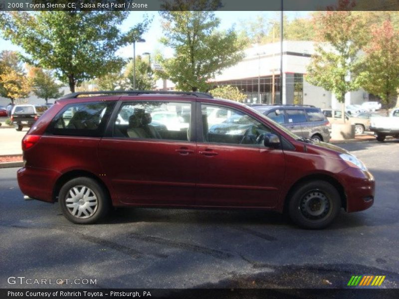 Salsa Red Pearl / Stone 2008 Toyota Sienna CE
