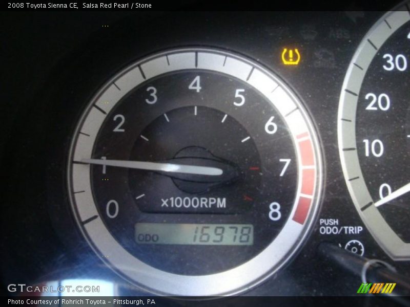 Salsa Red Pearl / Stone 2008 Toyota Sienna CE