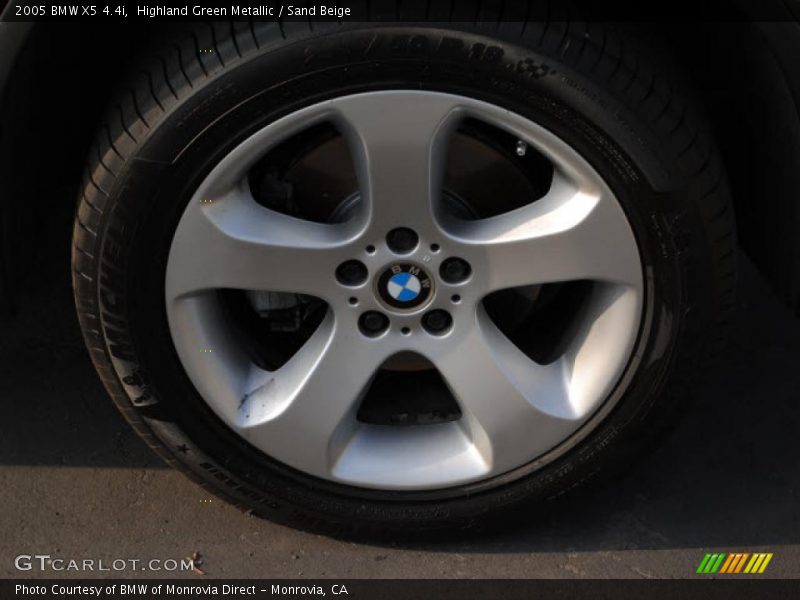 Highland Green Metallic / Sand Beige 2005 BMW X5 4.4i