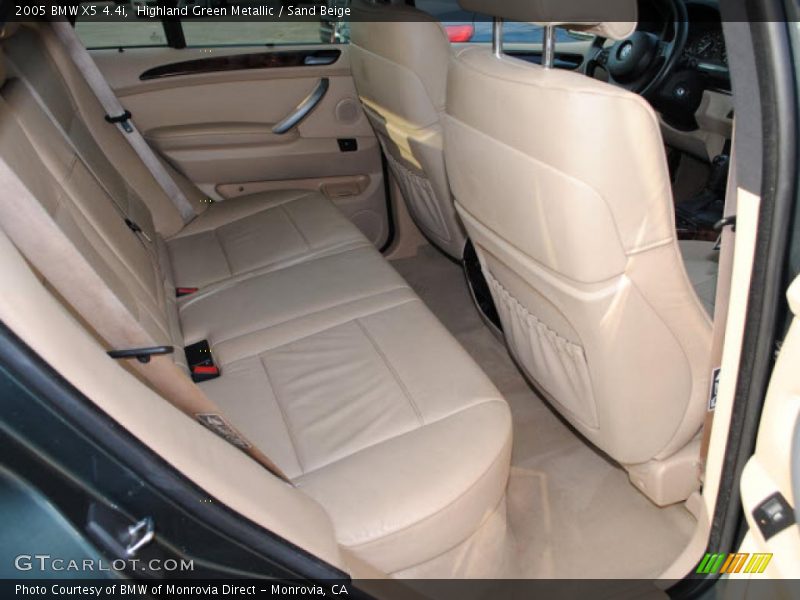 Highland Green Metallic / Sand Beige 2005 BMW X5 4.4i