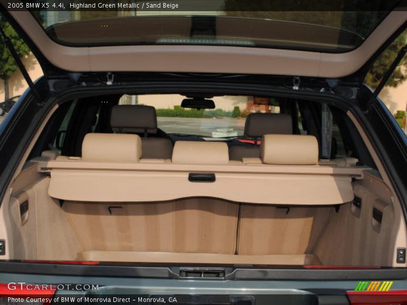 Highland Green Metallic / Sand Beige 2005 BMW X5 4.4i