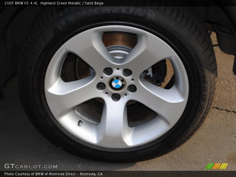 Highland Green Metallic / Sand Beige 2005 BMW X5 4.4i