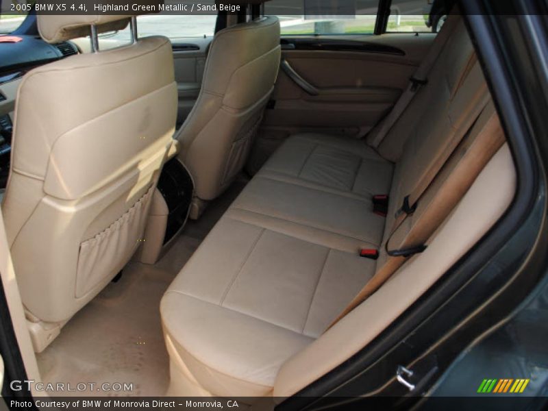Highland Green Metallic / Sand Beige 2005 BMW X5 4.4i